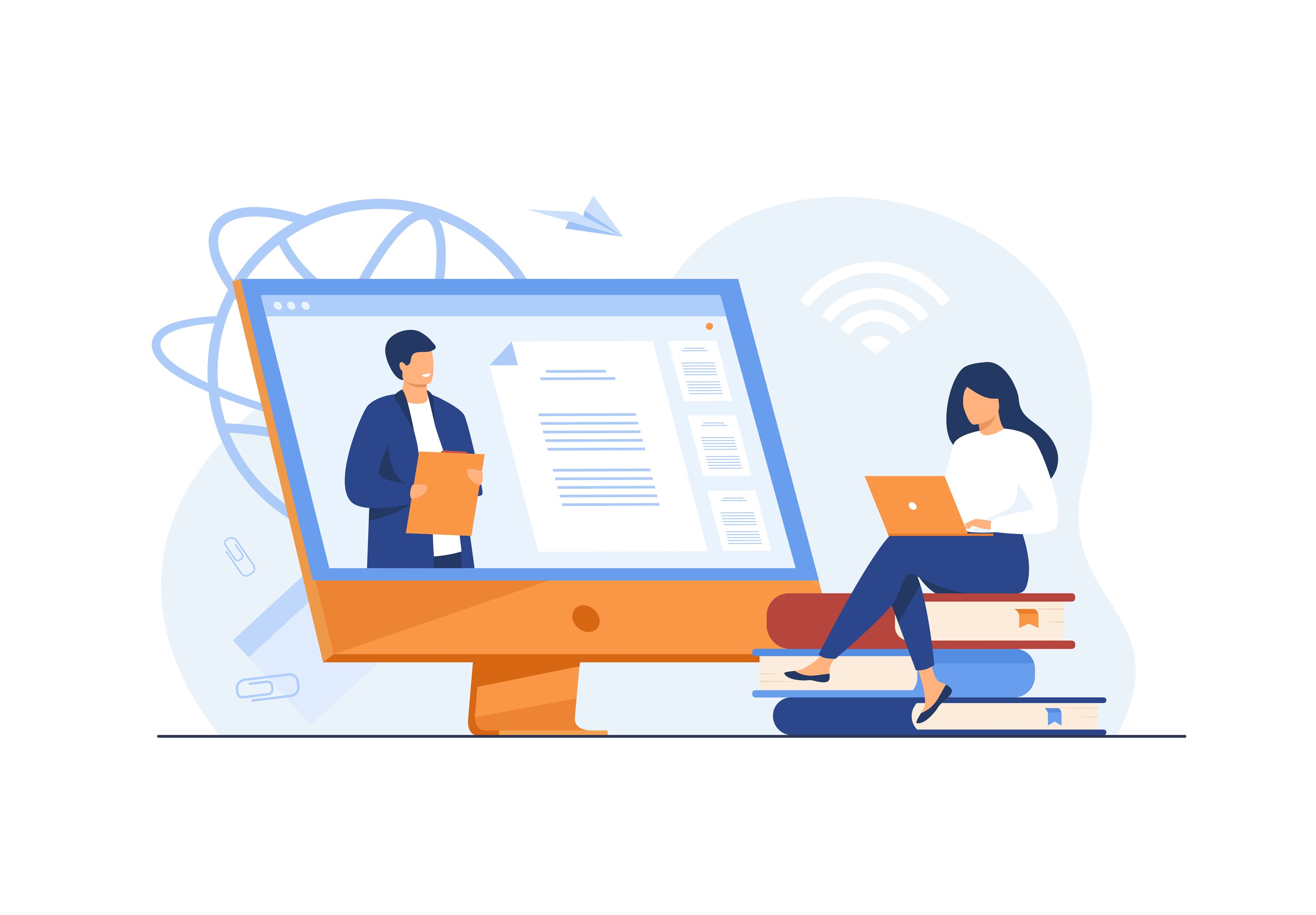 Online Training background